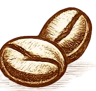 Freshly roasted coffee bean