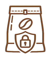 safe and secure packaging icon