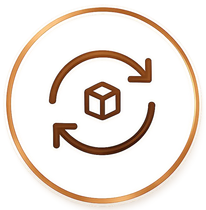 easy refund and returns icon